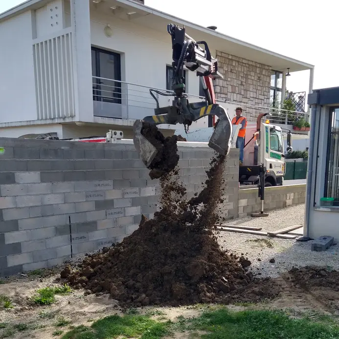 Livraison de matériaux en vrac